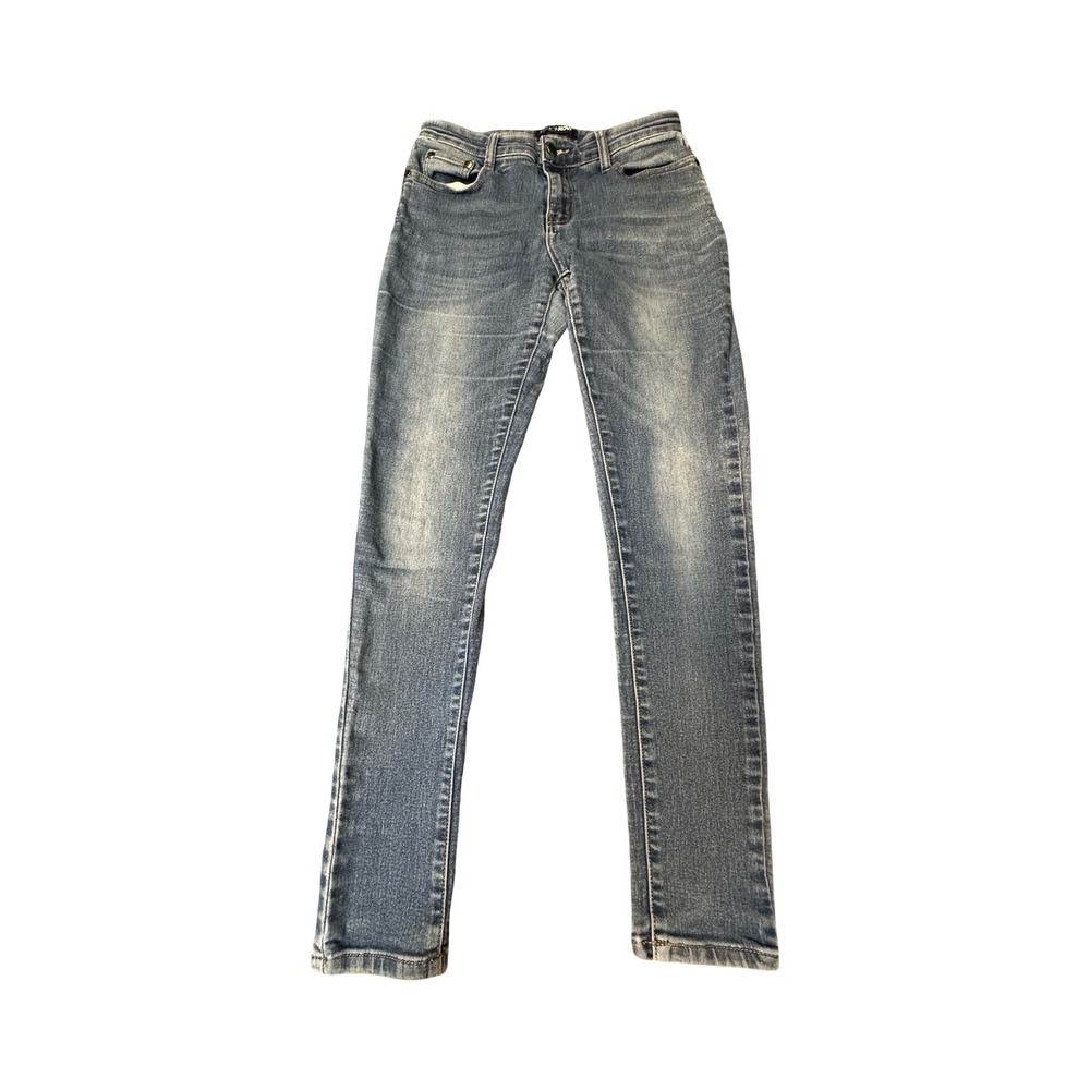 Fashion Nova Jeans Womens 9/10 Blue Skinny Denim Medium Wash Stretch Casual
